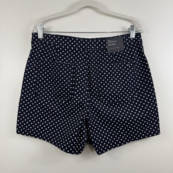 New Preppy Polka Dot Tommy Hilfiger Hollywood Skort Size 10 Navy Classic Beach - Picture 5 of 12